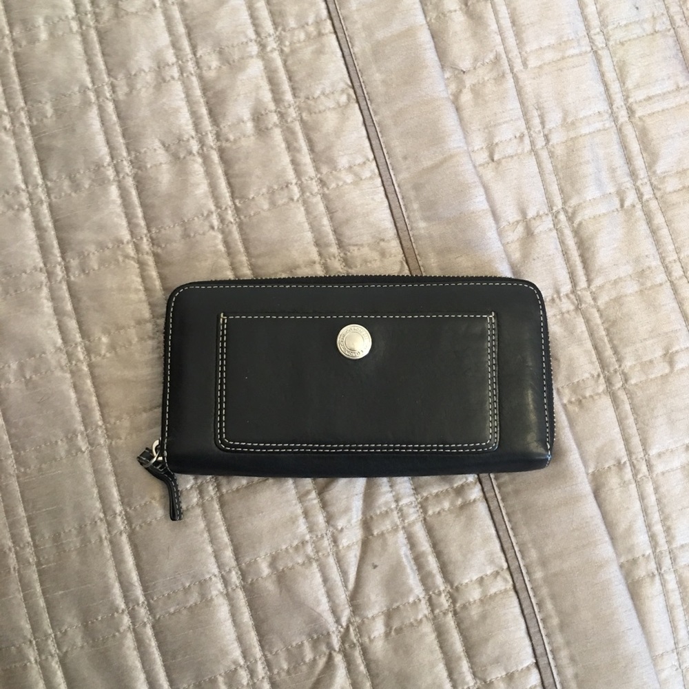 Black coach wallet